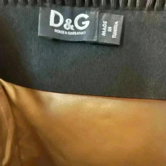 Dolce & Gabanna Gold Mini Dress - Picture 2 of 2